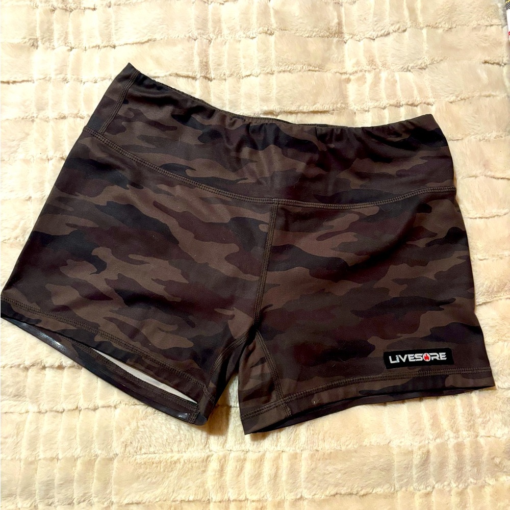 Camo Gym Shorts 🌿